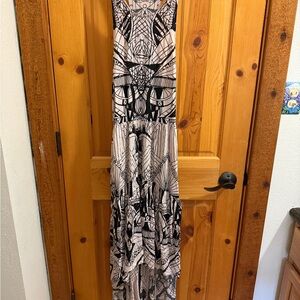 Free People La Mar printed Hi Low Maxi dress Women’s size Medium M